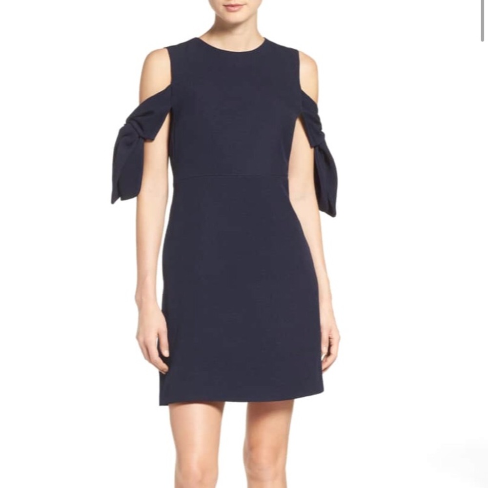 Chelsea 28 || Cold Shoulder Dress in Navy